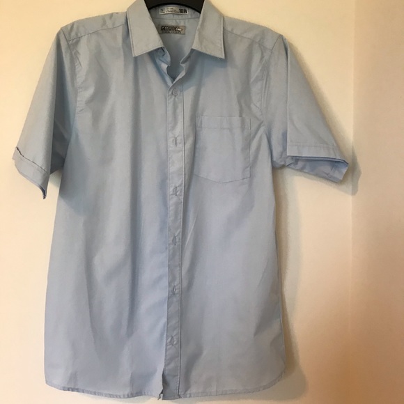 Boys 18 H new light blue dress shirt - Picture 2 of 3